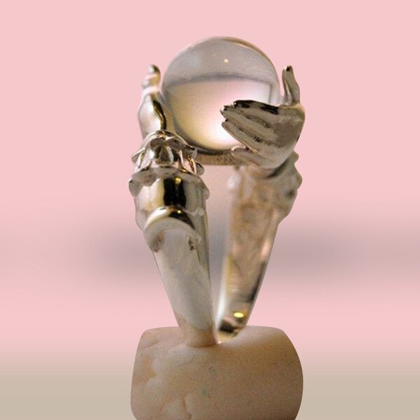 Holding A Gem Ring