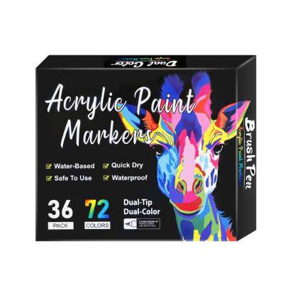 Paint By Numbers - Colorful Giraffe