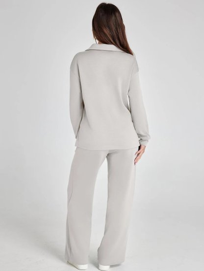 🔥Last Day 49% Off🔥Women's 2 Piece Sets Outfits Casual Long Sleeve Sweatsuits Sets (Same as in the video)