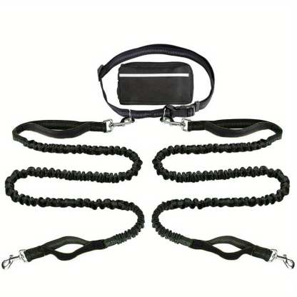 🔥Hands Free Dog Leash with Zipper Pouch