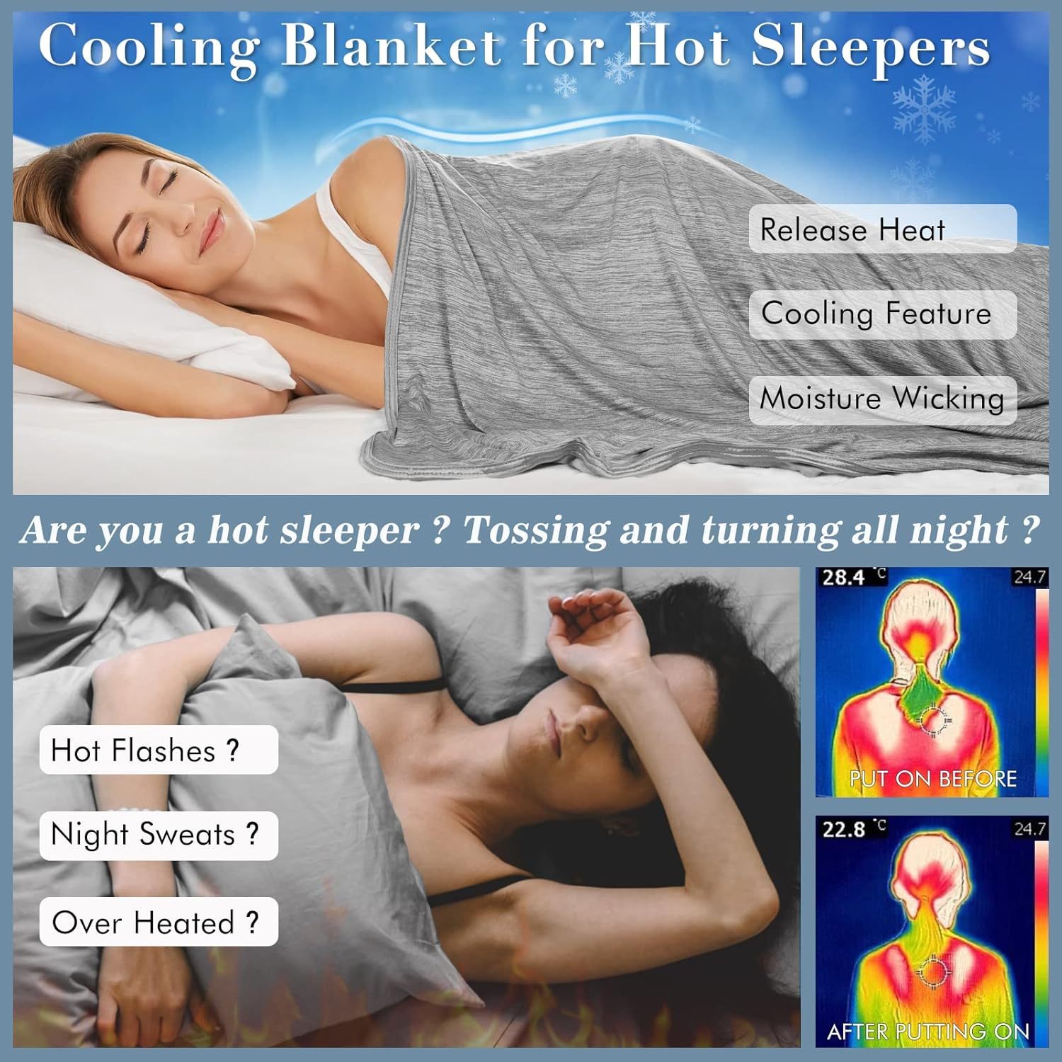 🔥LAST DAY Summer Ultimate Cooling Blanket