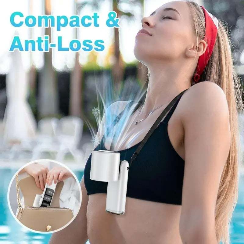 🌞Summer Hot Sale 49% OFF - Multifunction Portable Handheld Turbo Ice-Cooling Fan
