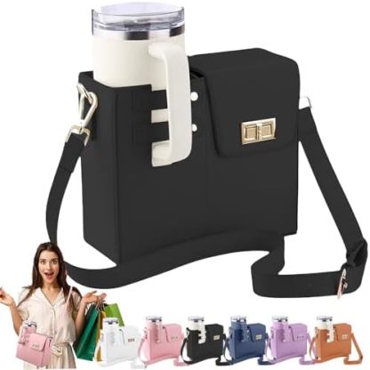 🔥2025 New Year Promotion - Portable Crossbody Water Cup Storage Bag