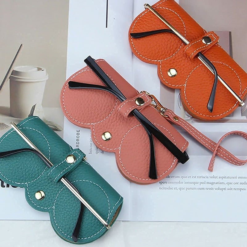 ✨HOT SALE- 49% OFF✨Soft Leather Sunglasses Bag👓️