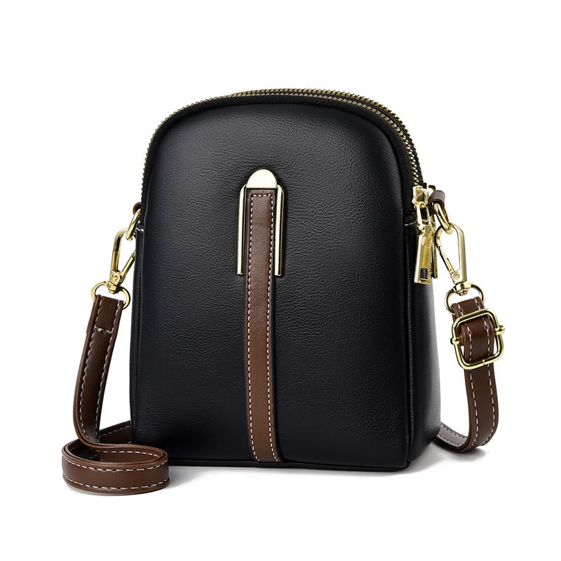 New lychee grain leather phone bag