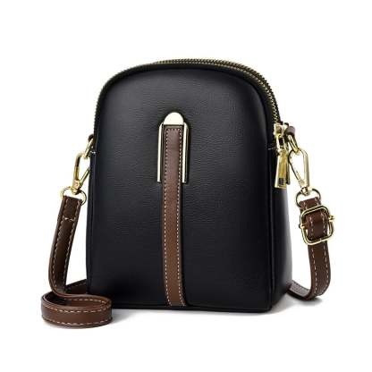 New lychee grain leather phone bag