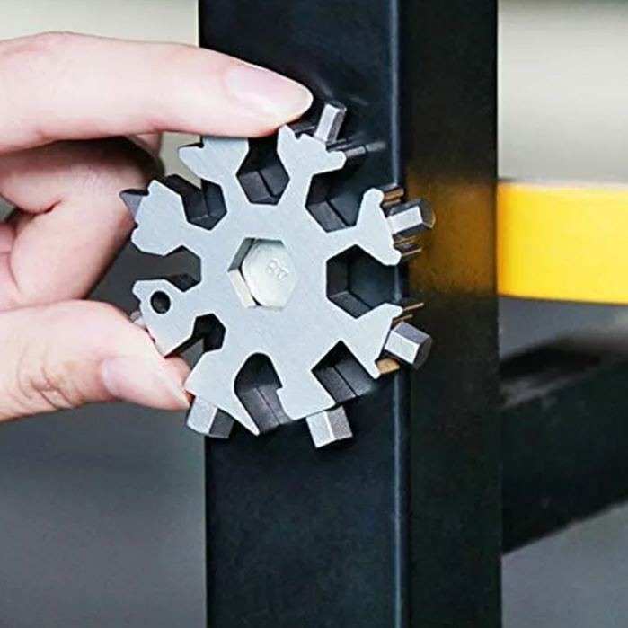 Snowflake - 18-in-1 Stainless Steel Portable MultiTool - 2024 Holiday Edition ❄️