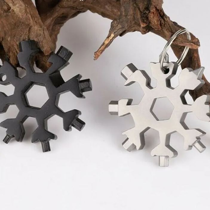Snowflake - 18-in-1 Stainless Steel Portable MultiTool - 2024 Holiday Edition ❄️