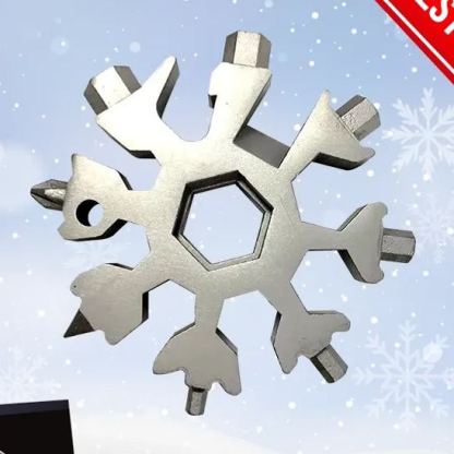 Snowflake - 18-in-1 Stainless Steel Portable MultiTool - 2024 Holiday Edition ❄️