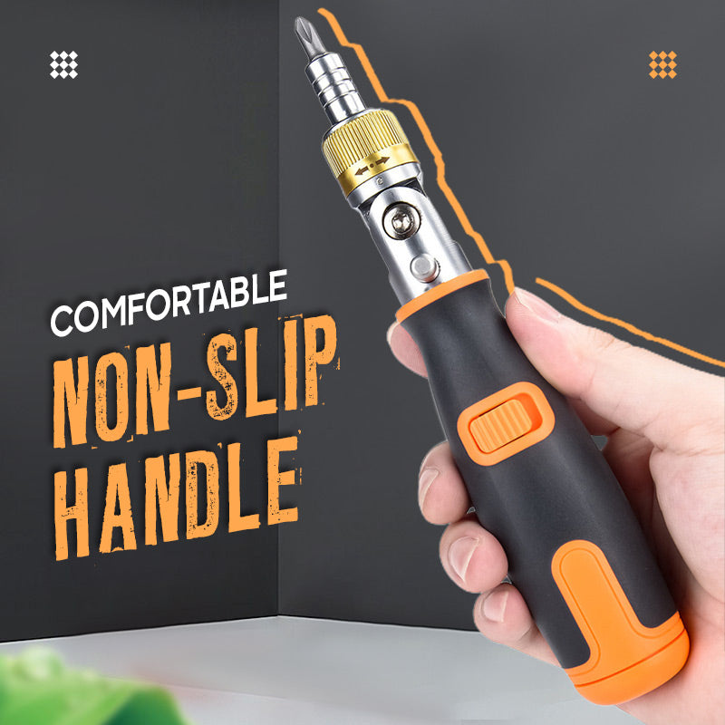 Multi-Function Ratchet Screwdriver 10-in-1 Half Price for a limited time 🎊