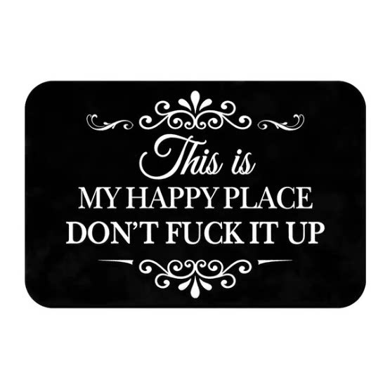 “This Is My Happy Place” Doormat