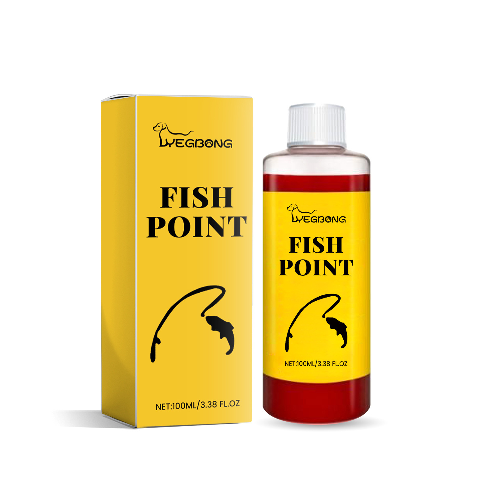 🎣 Concentrated Fish Attractant Liquid – 🐟Fast-Acting Red Worm Formula