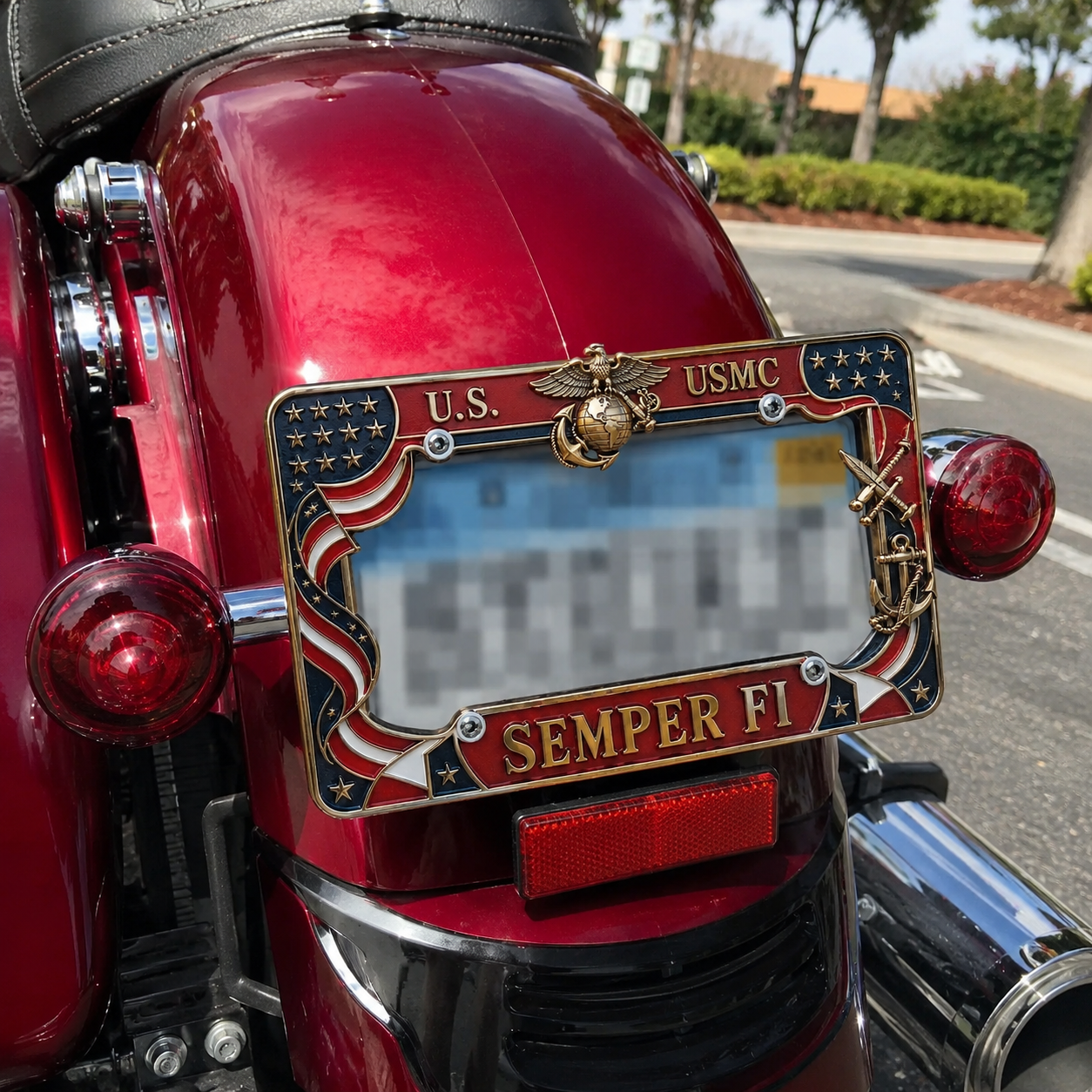 🔥LAST DAY 49% OFF- U.S. Marine Corps Semper Fi License Plate Frame