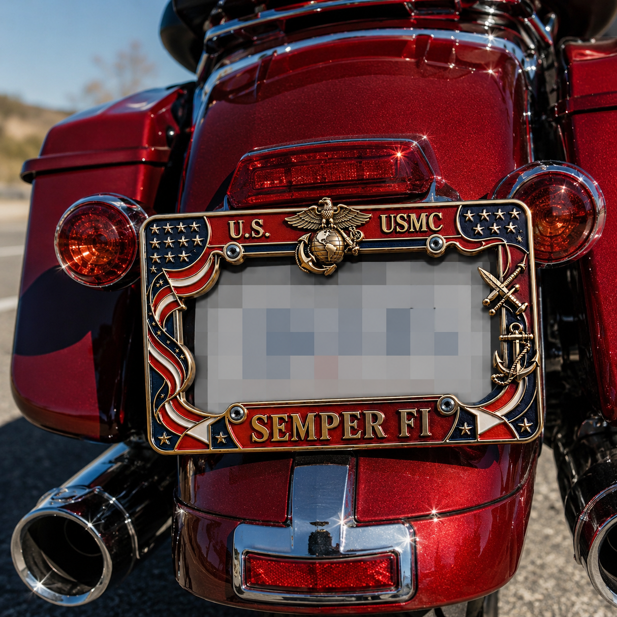🔥LAST DAY 49% OFF- U.S. Marine Corps Semper Fi License Plate Frame