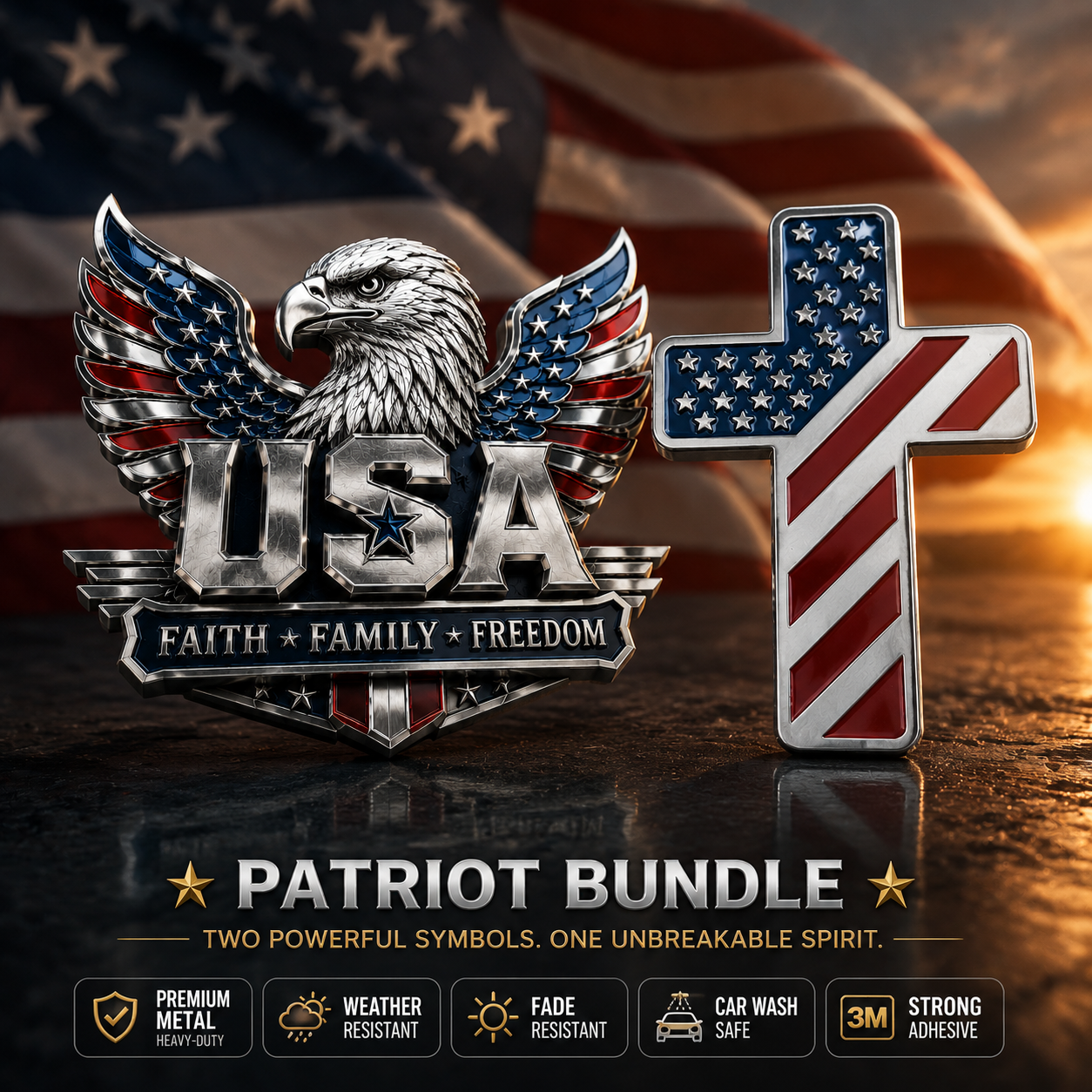 Valor Forge – USA Eagle & Patriotic Cross (America 250 Edition)