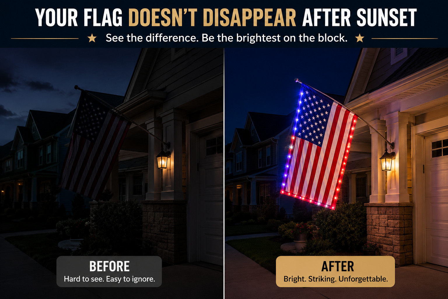 Last Day 49%OFF🔥🦅 🇺🇸 Illuminated America 250th Anniversary Flag (3x5FT)