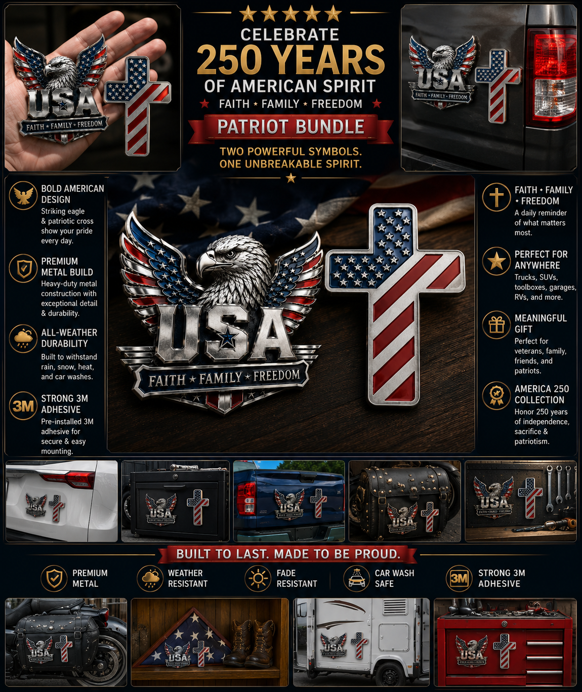 🦅✝️ Patriot Bundle — Faith, Family & Freedom Together
