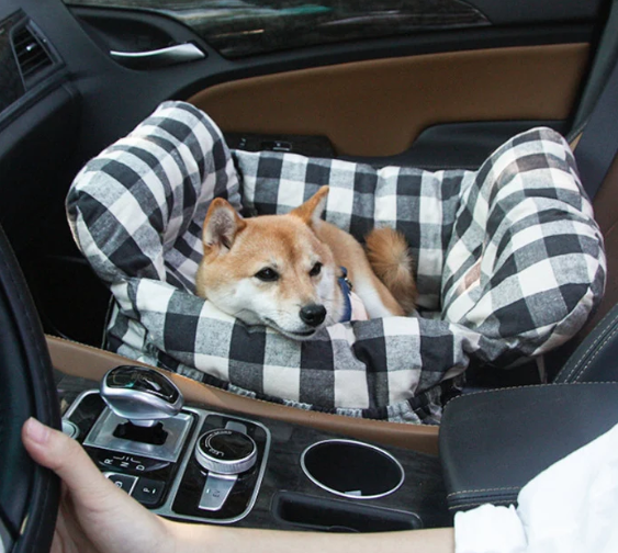 Portable Leisure Outing Pet Booster Dog Car Seat Bed