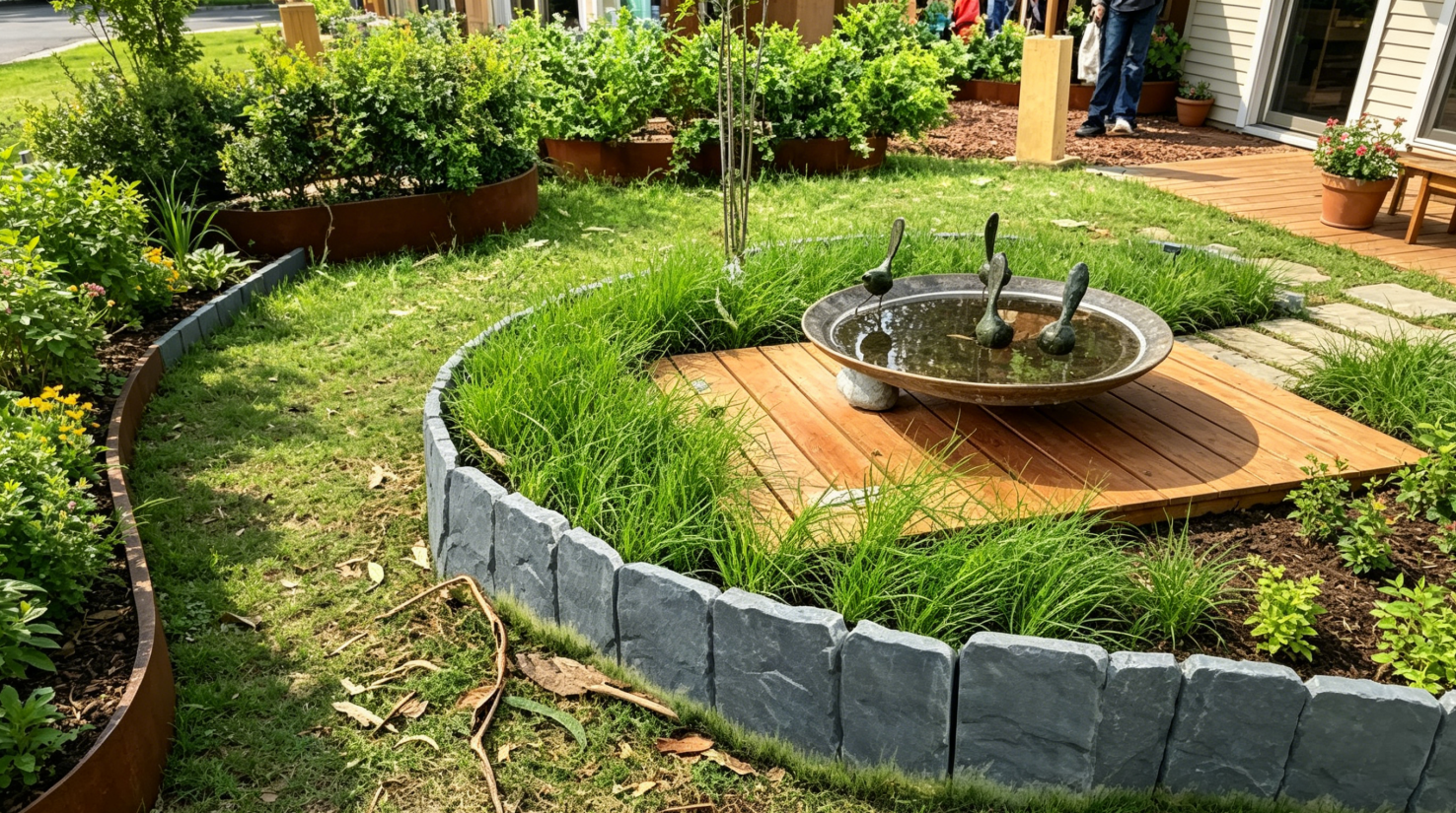Stop Fighting Messy Garden Edges. Get the "Luxury Stone" Look in Minutes! 🧱 -- Buy 2 Free Shipping🔥🔥
