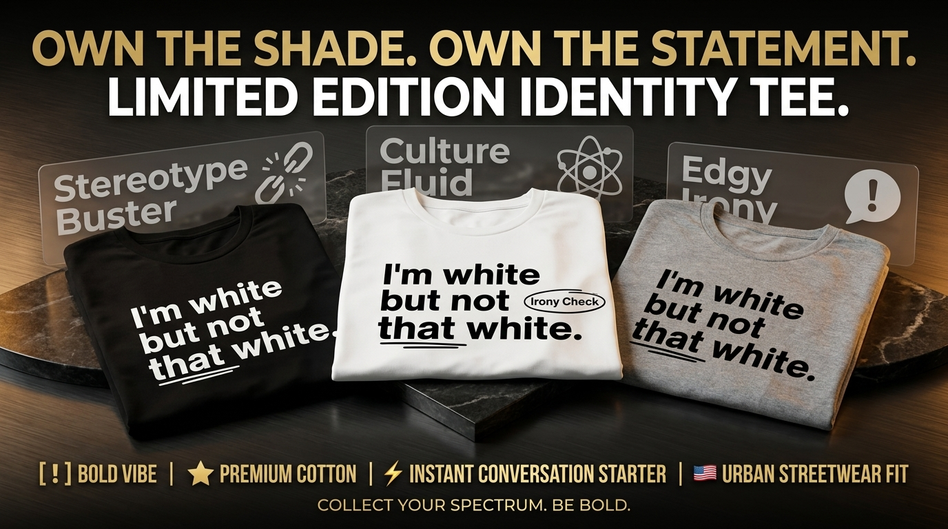I’m white but not that white Unisex Tee