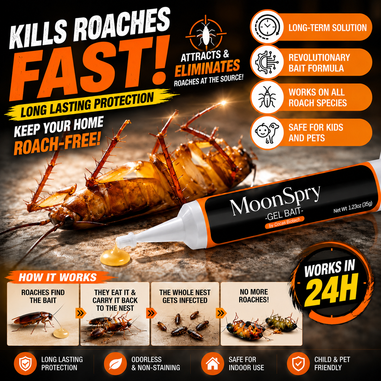 MoonSpry Gel Bait (New Upgraded Formula) --🔥🔥Free Shipping Over $39