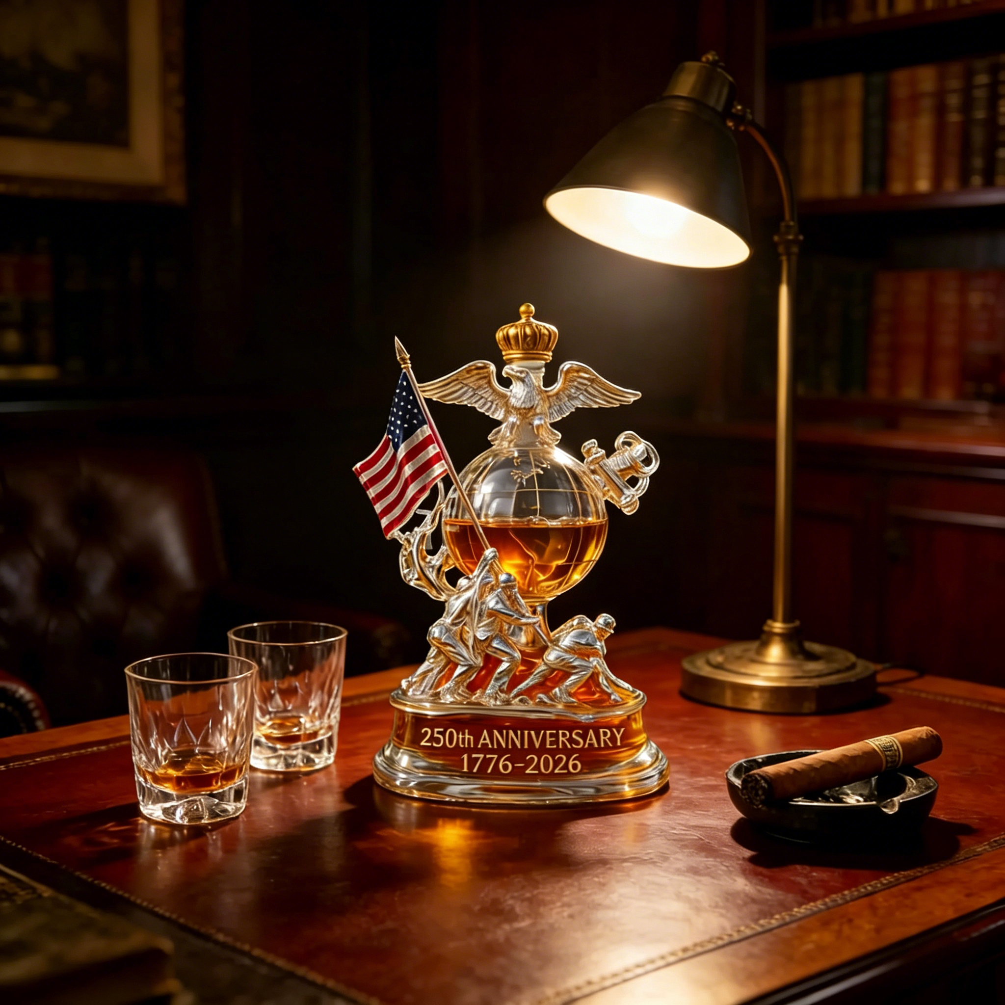 The Ultimate 250th Anniversary Commemorative Decanter