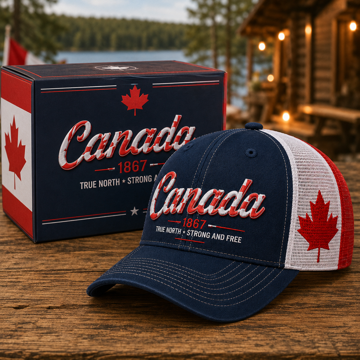 Canada Day Sale - Canada 1867 “True North” Patriotic Trucker Cap