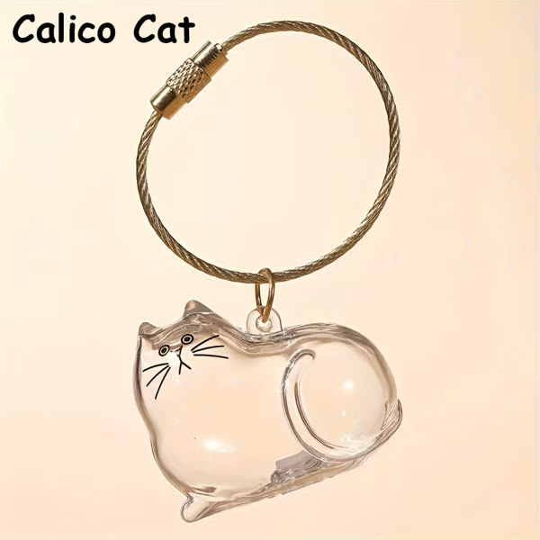 Hair Memorial Capsule Keychain