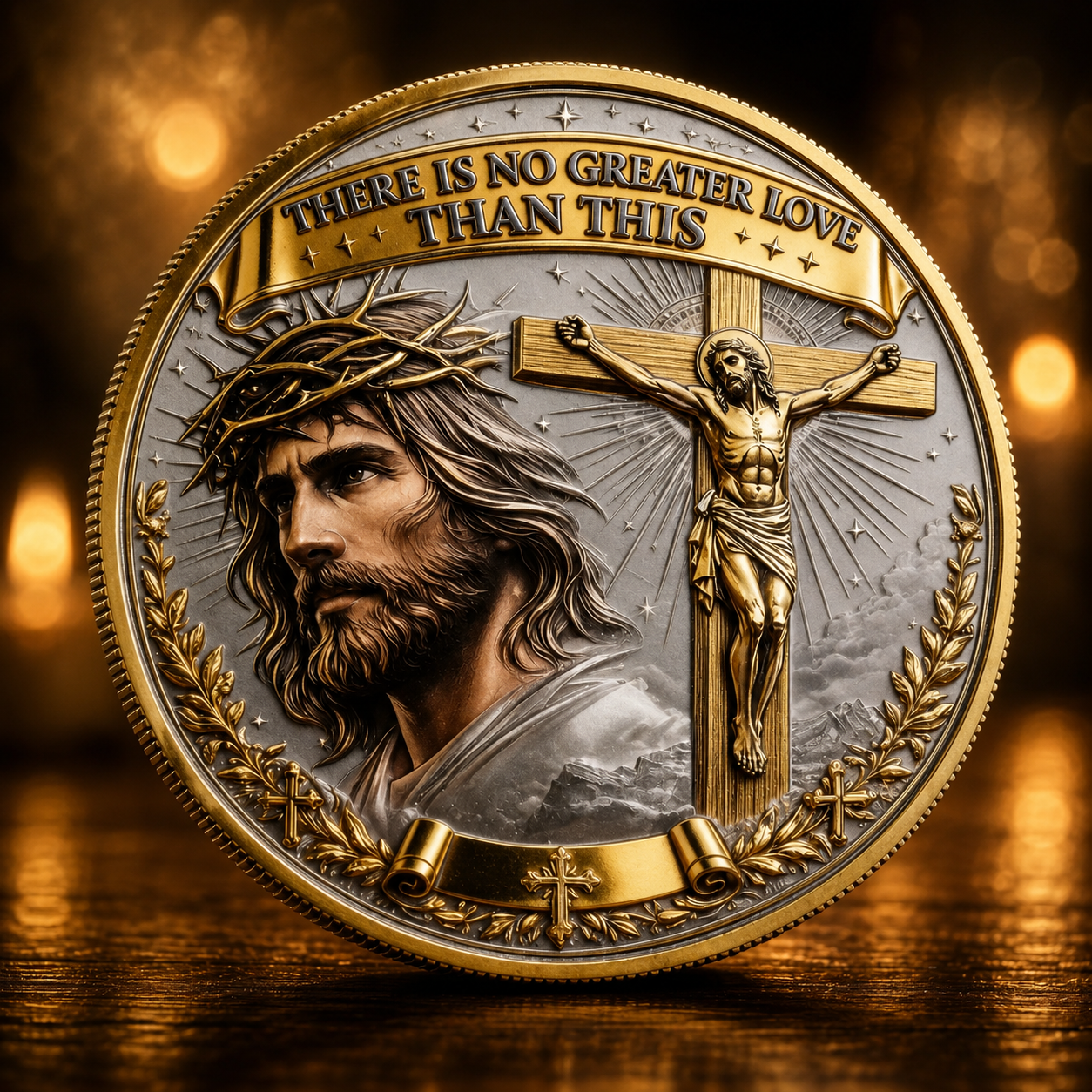 ✝️“No Greater Love” Resurrection Commemorative Coin