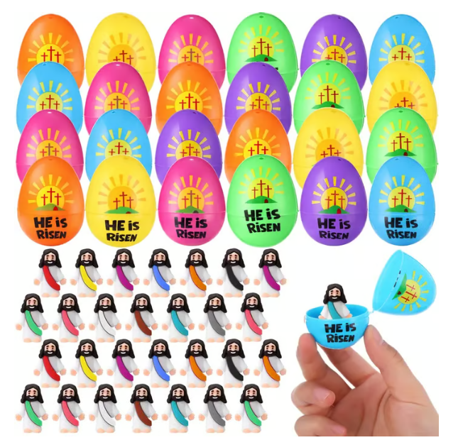 Christian Easter Surprise Eggs: Pre‑Filled Eggs with Mini Jesus Figures – Share Hope & Faith This Spring