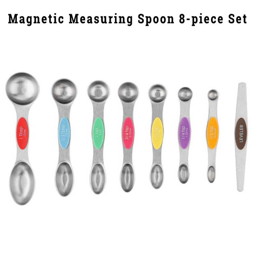 🔥LAST DAY 49% OFF - ⚡50K+ SOLD - Stainless Steel Magnetic Measuring Spoons Set