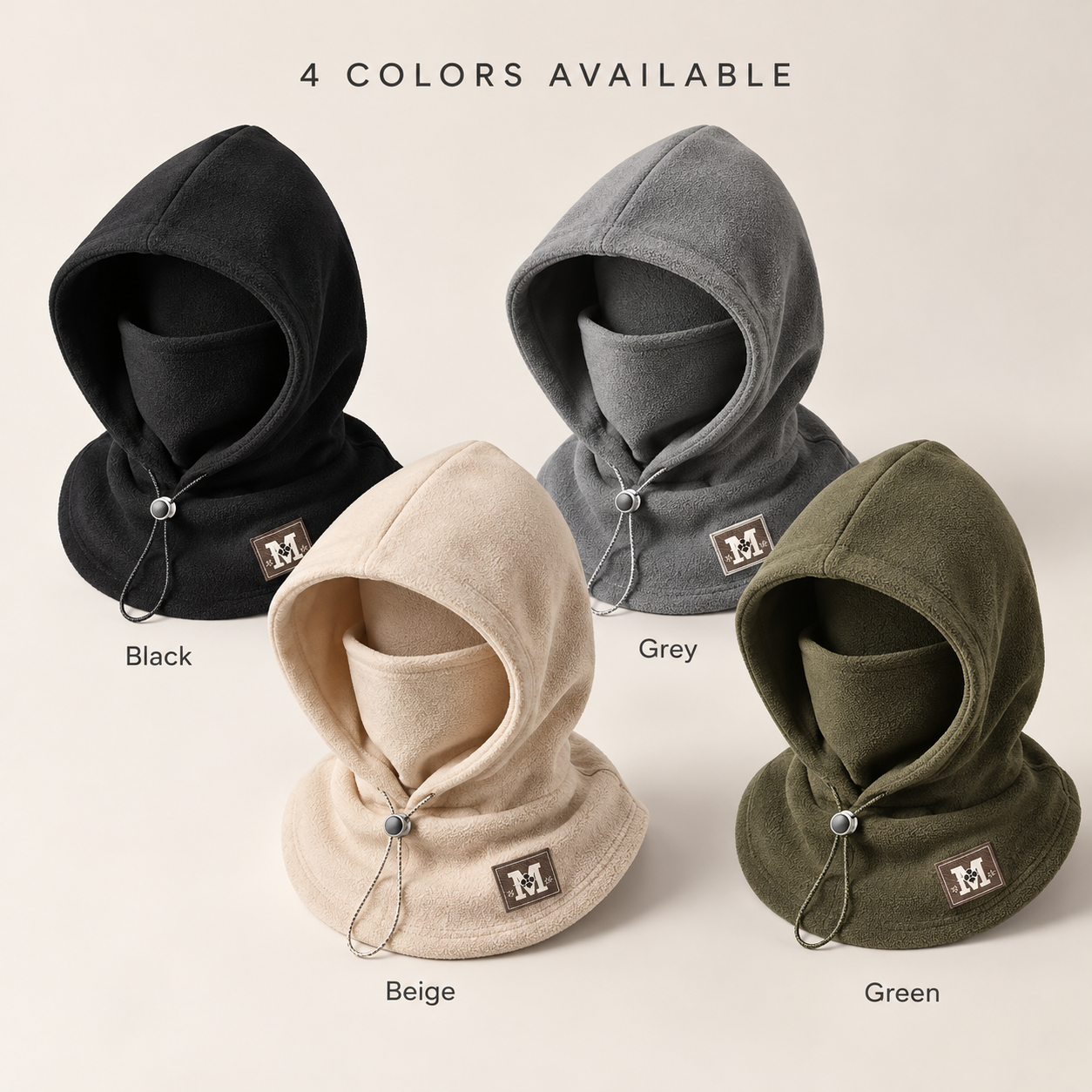 Winter hood color options