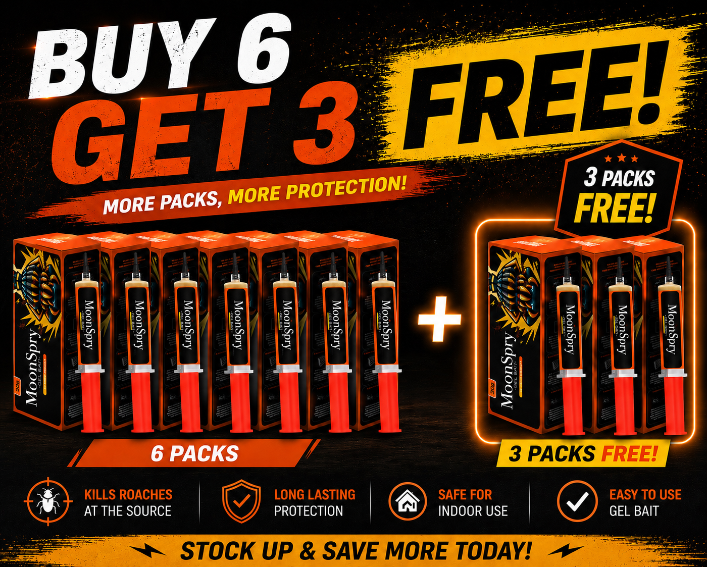 MoonSpry Gel Bait (New Upgraded Formula) --🔥🔥Free Shipping Over $39