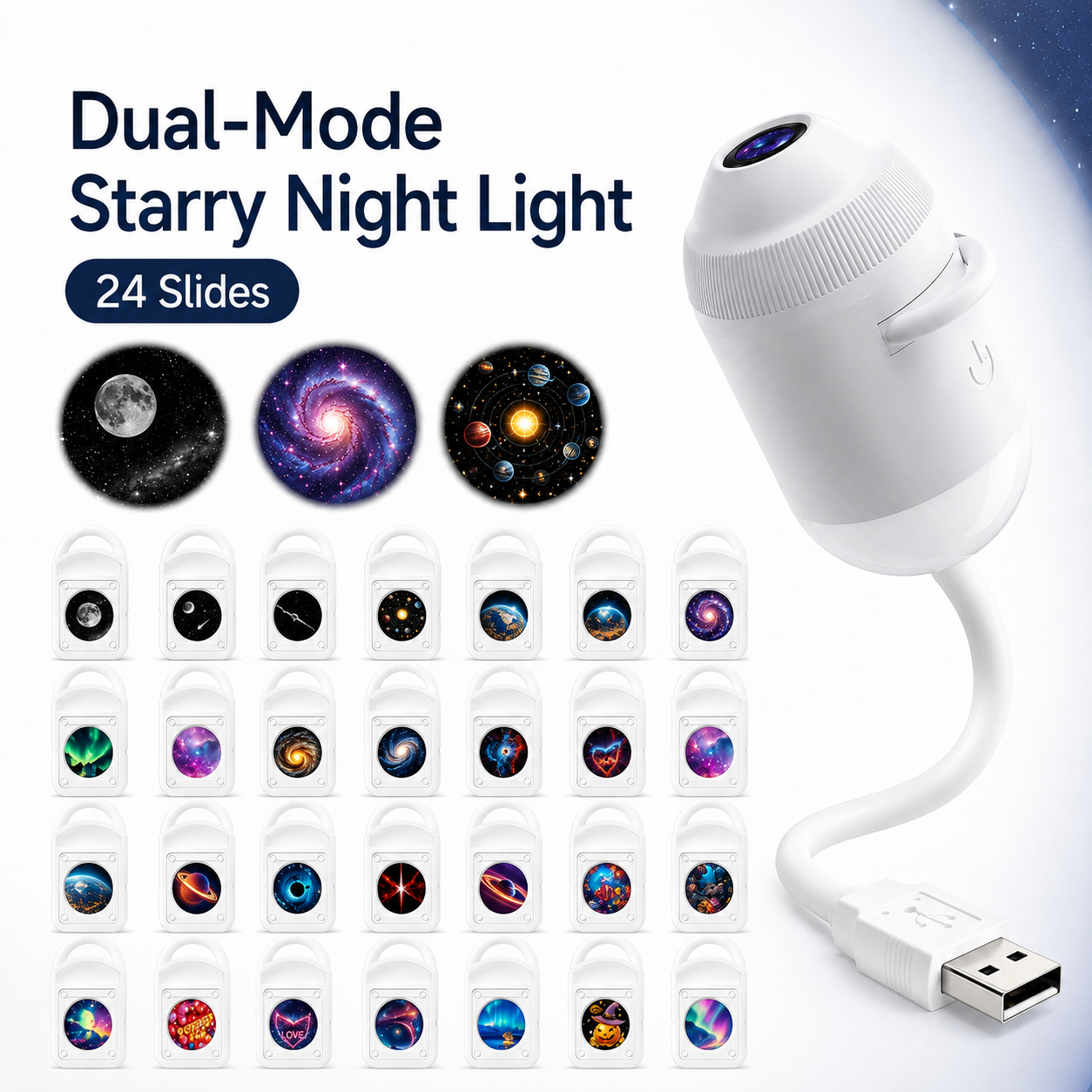 ⏰Last day Promotion 🔥-Night Light Projector - Smart Holographic Star Projector