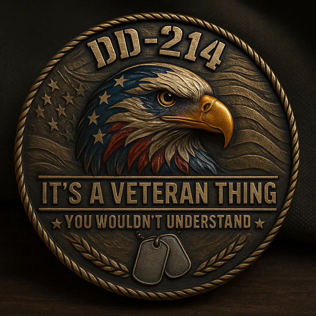 🔥Last Day 50% OFF🔥DD-214 – It’s a Veteran Thing Commemorative Coin