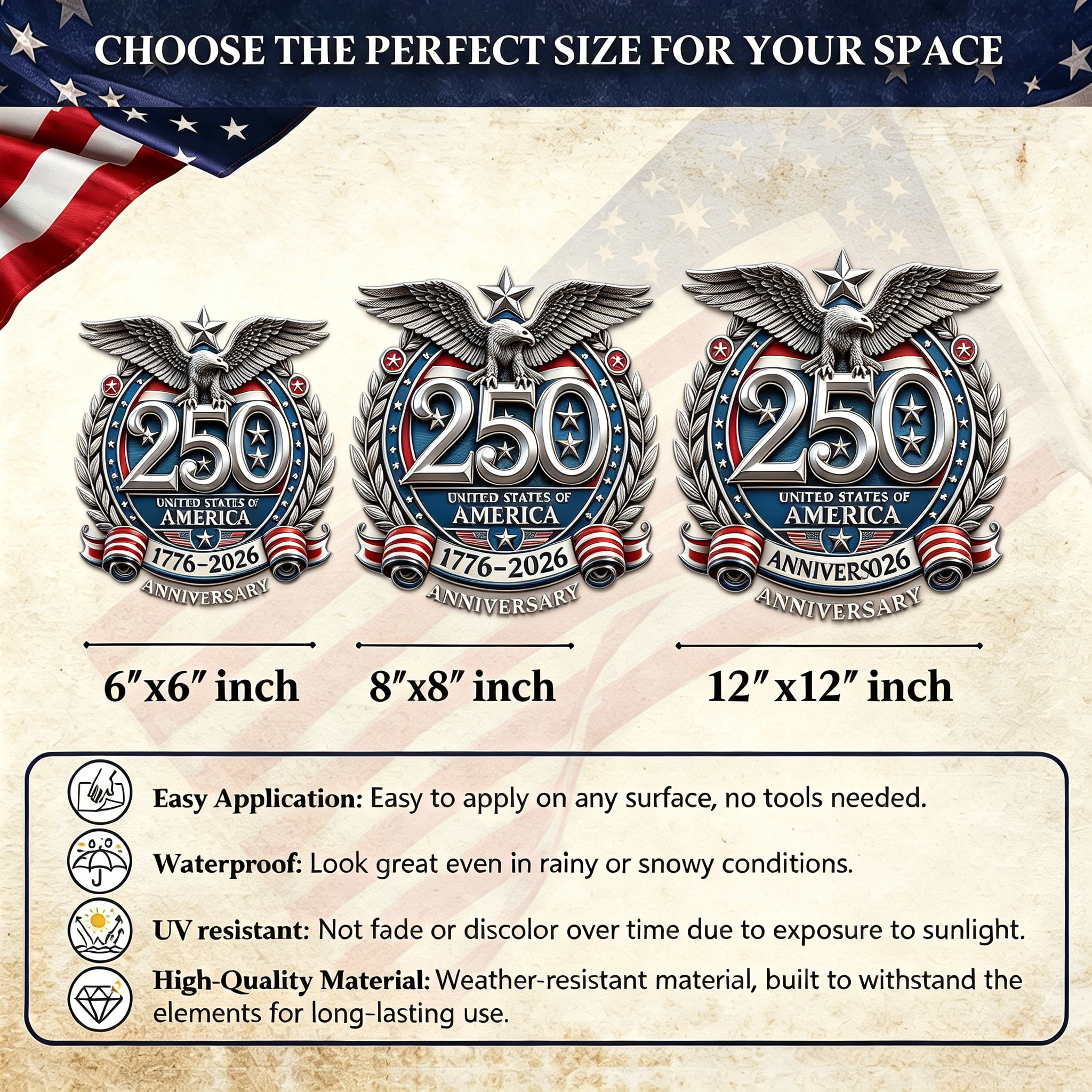 🔥 LIMITED TIME OFFER - Flag Fighter Jet High Quality UV DTF 3D Decal
