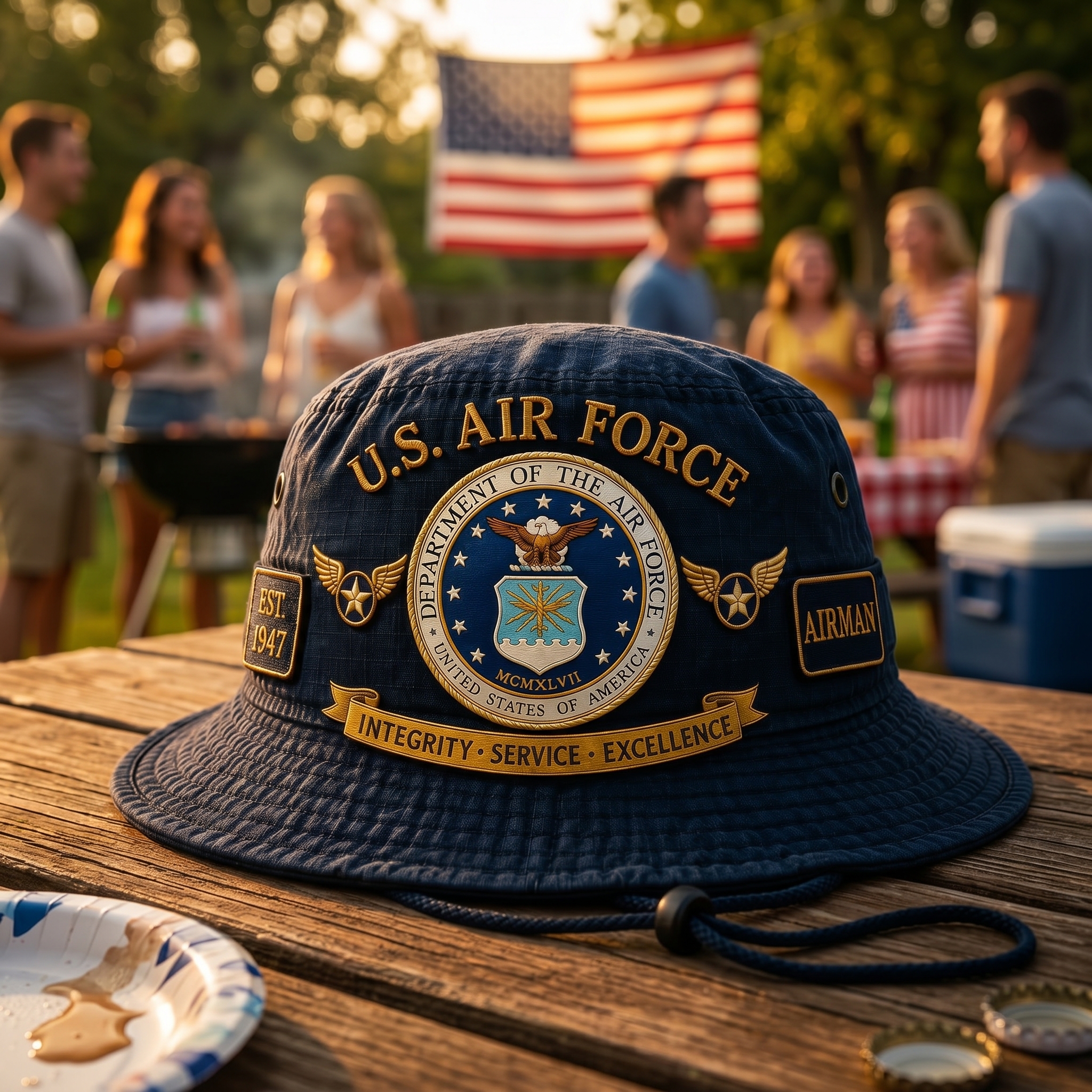 U.S. Air Force Veteran Boonie Hat — Built For Those Who Served