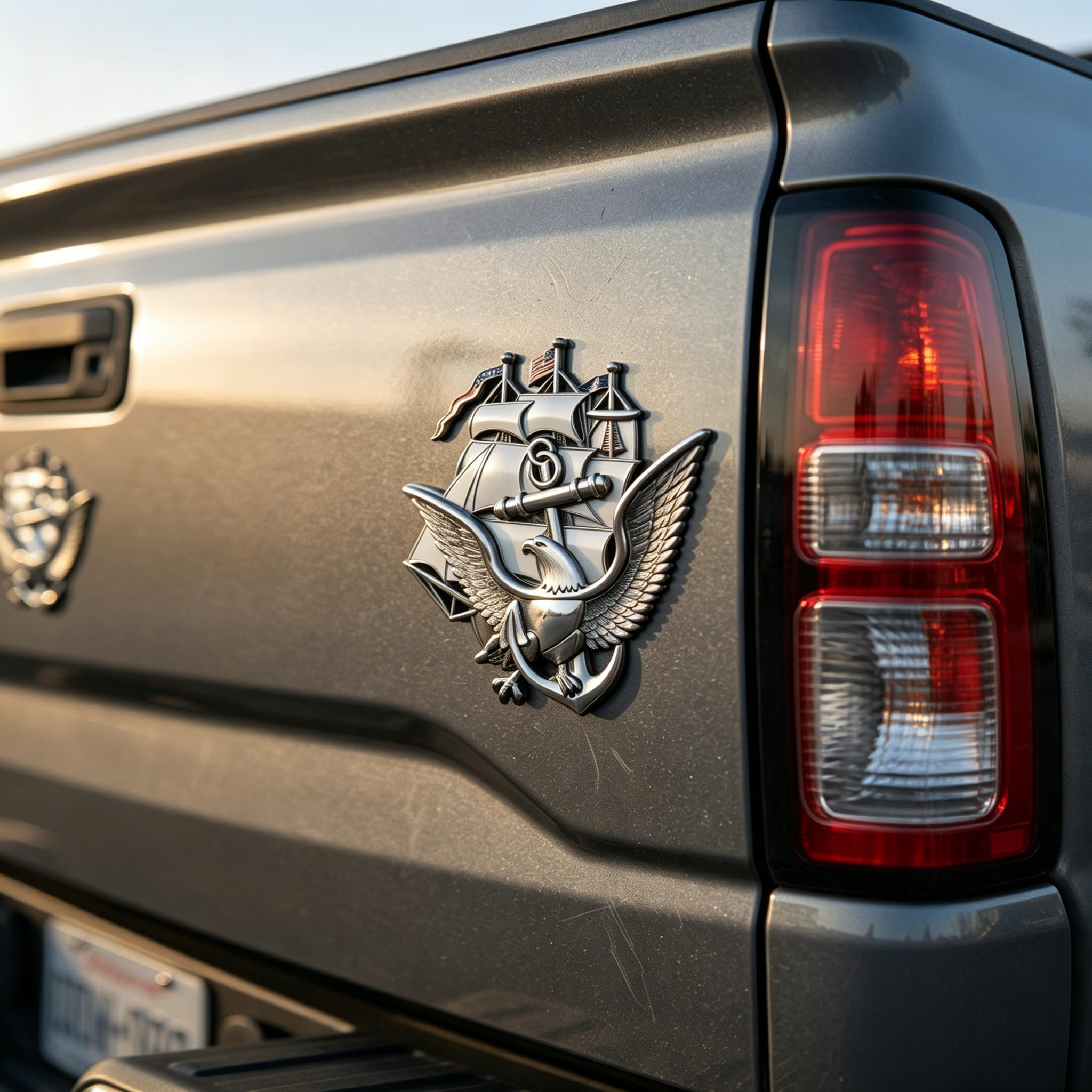 250th Anniversary U.S. NAVY Metal Car Emblem