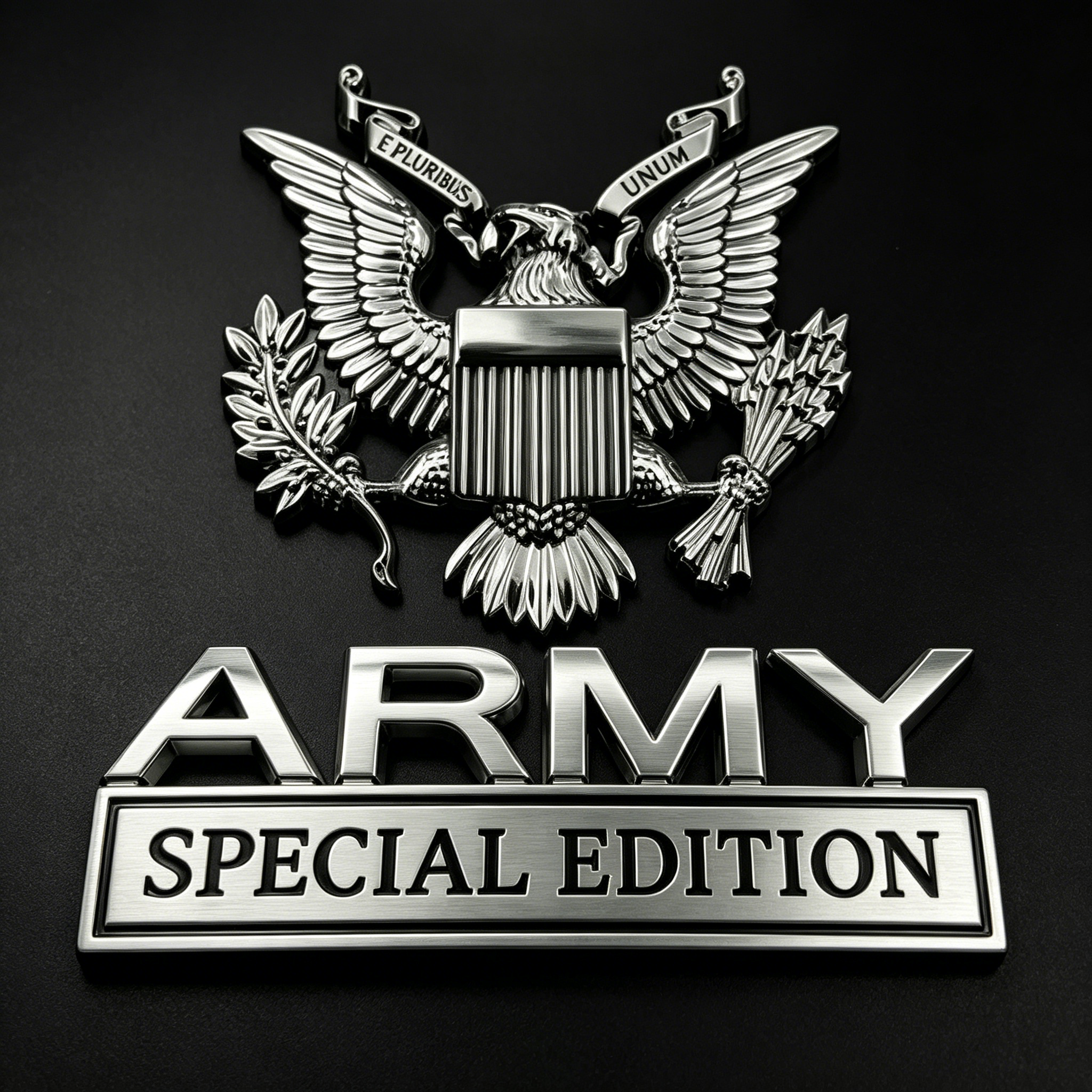 🎁Hot Sale 49% OFF🔥U.S. Army Special Edition Eagle Chrome Metal Badge
