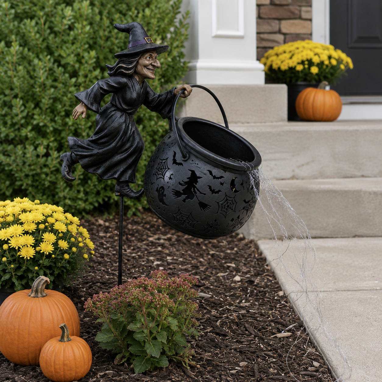 Halloween Witch Cauldron Garden Light🧙‍♀️