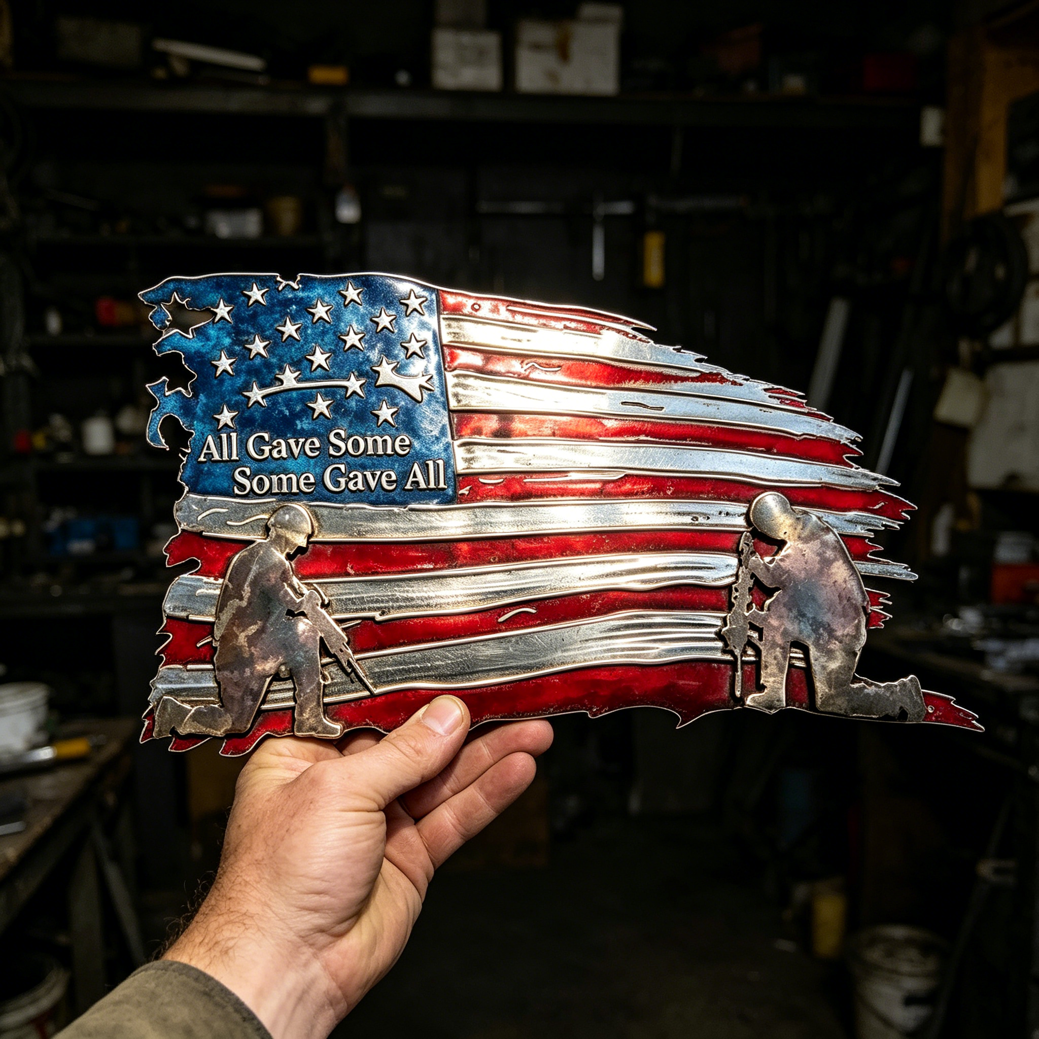 Land of the Free Patriotic Wall Art Collection -- Buy 2 Free Shipping