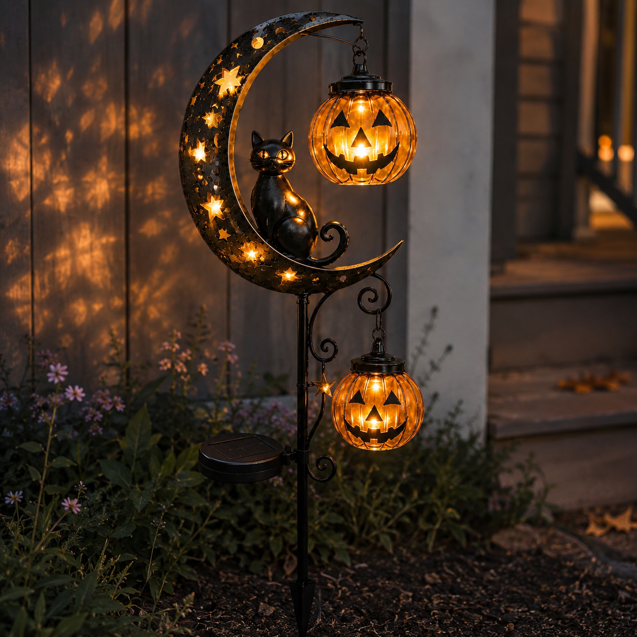 🎃Halloween Early Bird Special Sale 49% OFF-Pumpkin Moon Garden Stake Light