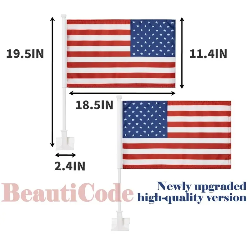 American Car Hood Flag