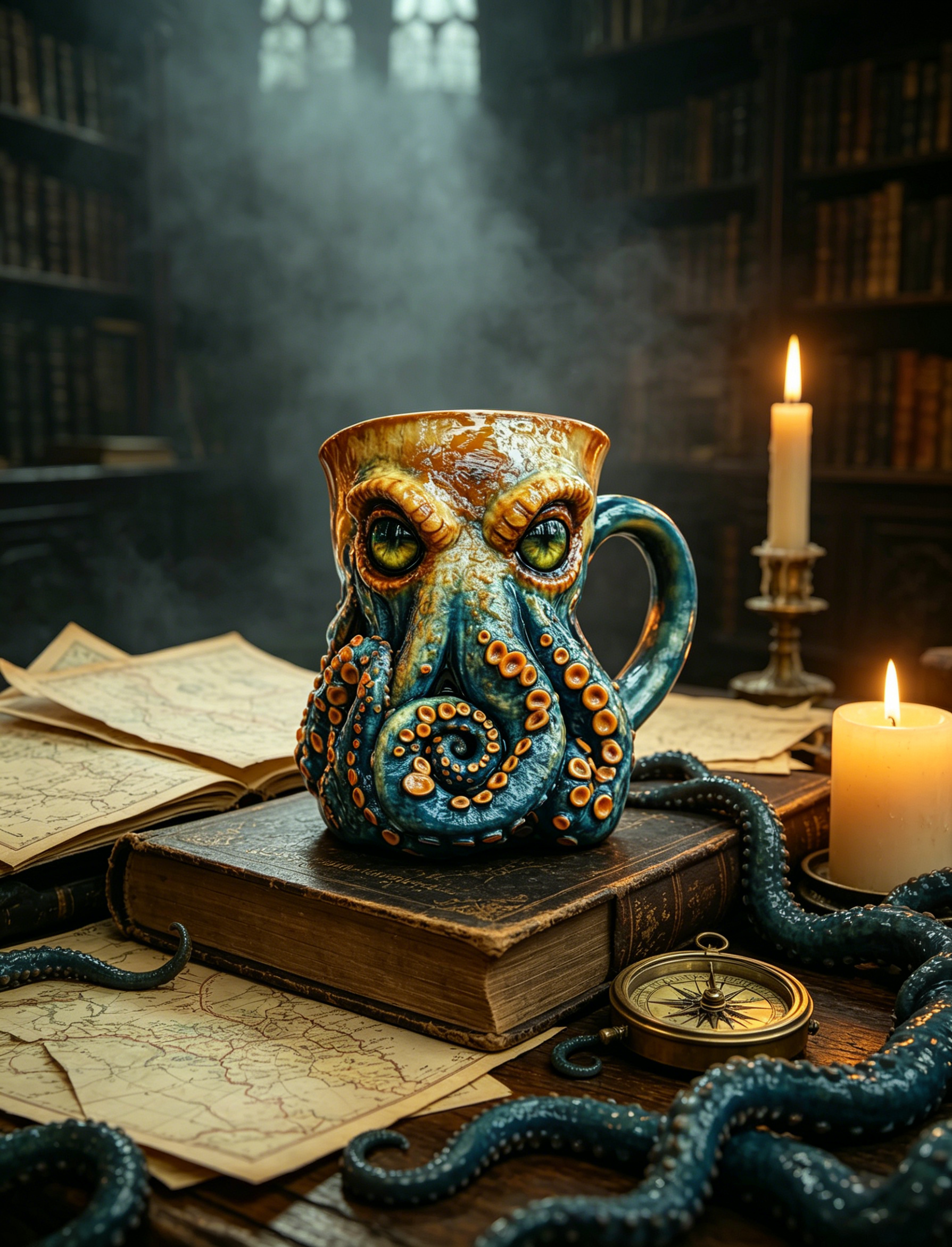 Cthulhu-Inspired Pirate Mug -- 🔥🔥Buy 2 Free Shipping