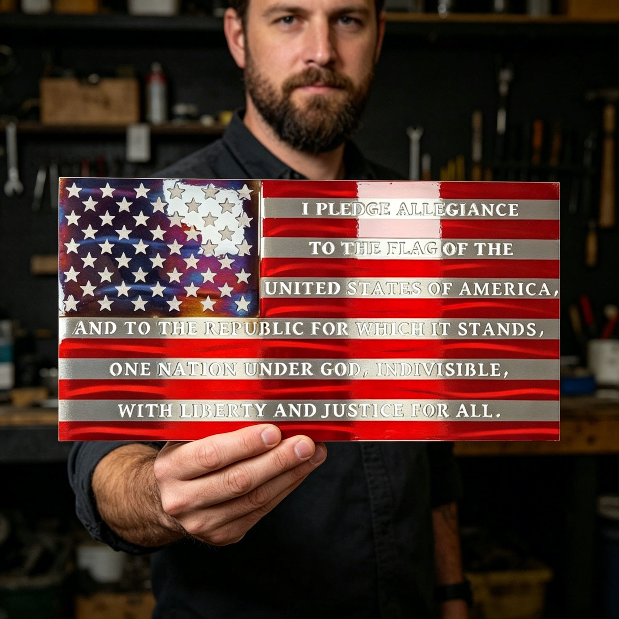 Land of the Free Patriotic Wall Art Collection -- Buy 2 Free Shipping