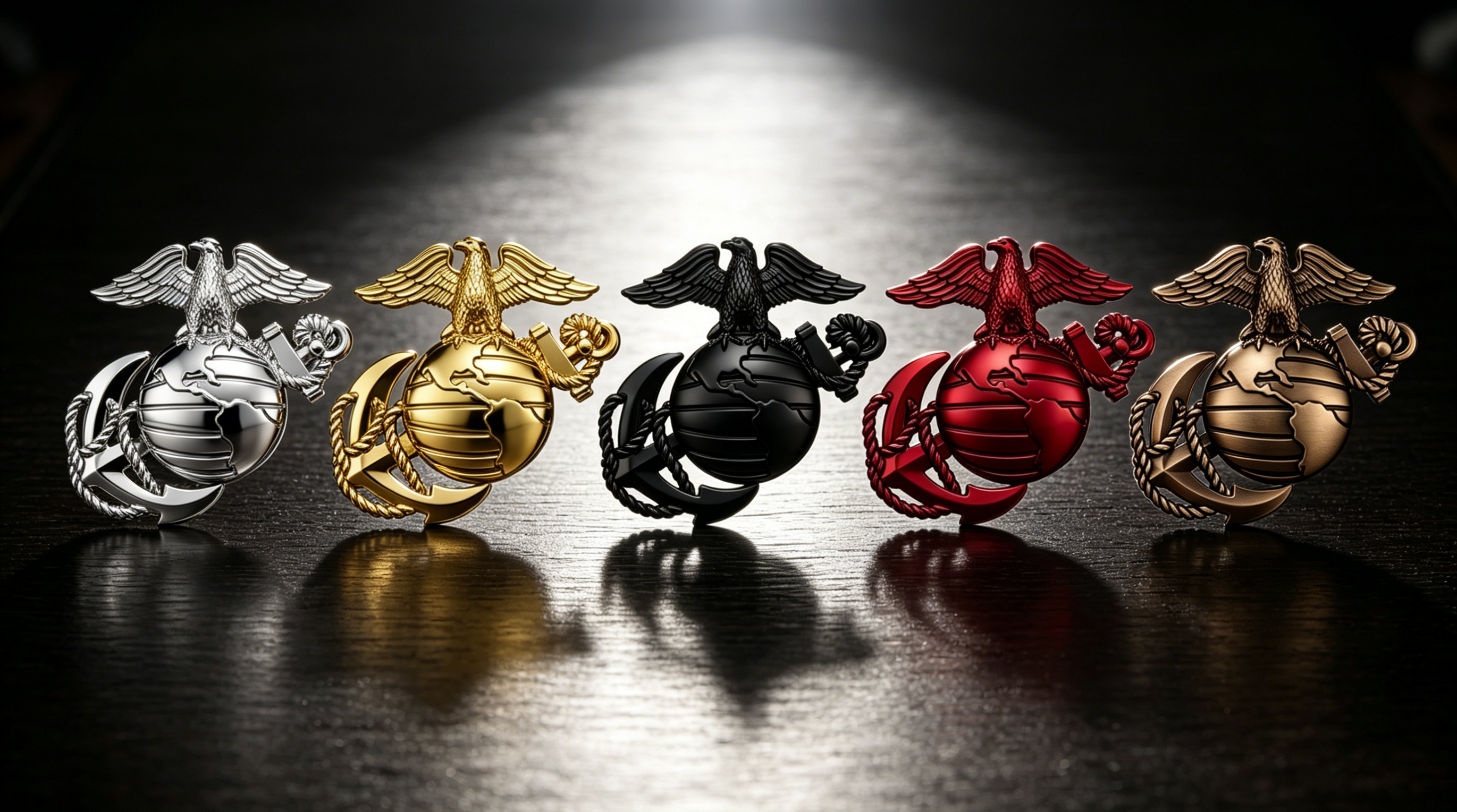 250th Anniversary U.S. Marine Corps Metal Cars Emblem