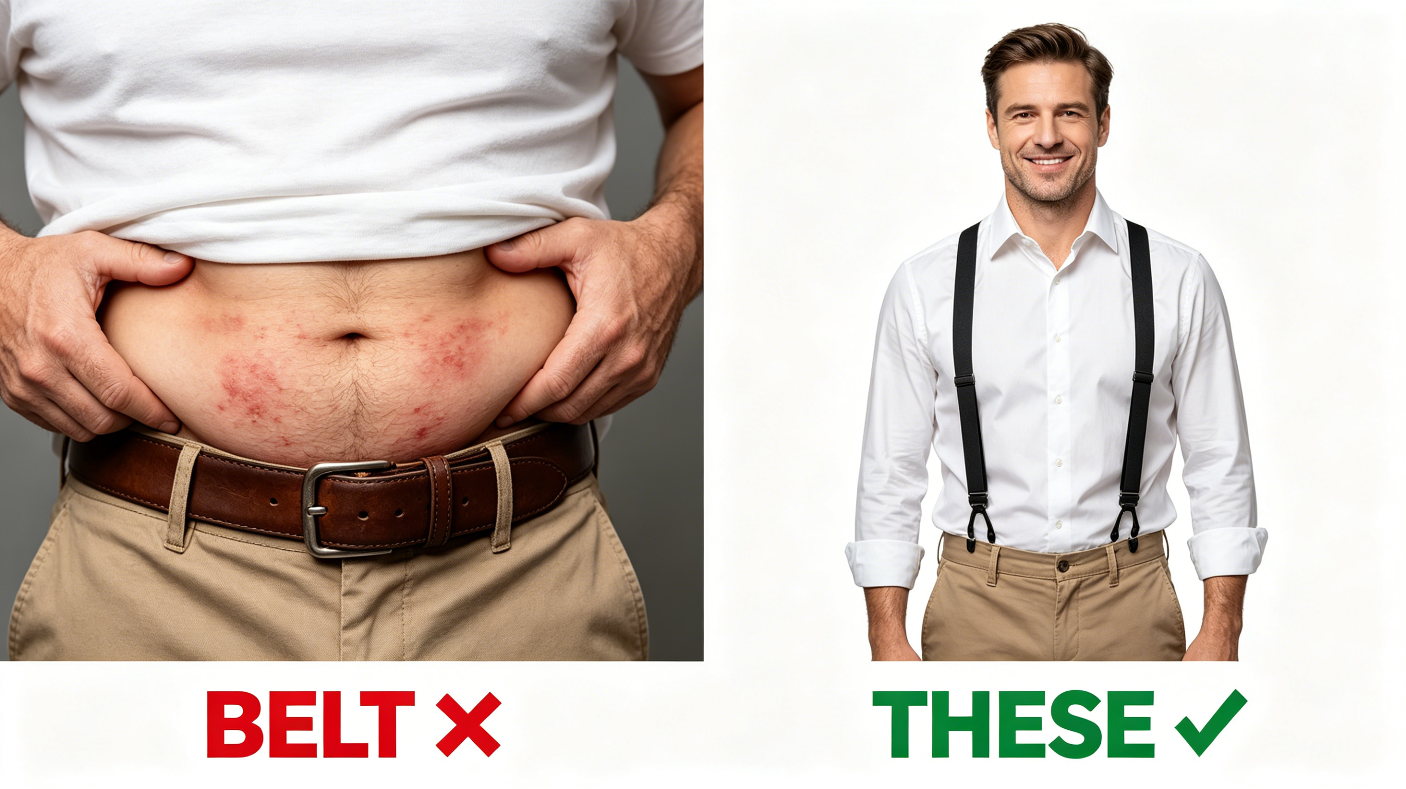 Finally — Pants That Stay Up Without Squeezing Your Waist. --Buy 2 Free Shpping🔥🔥