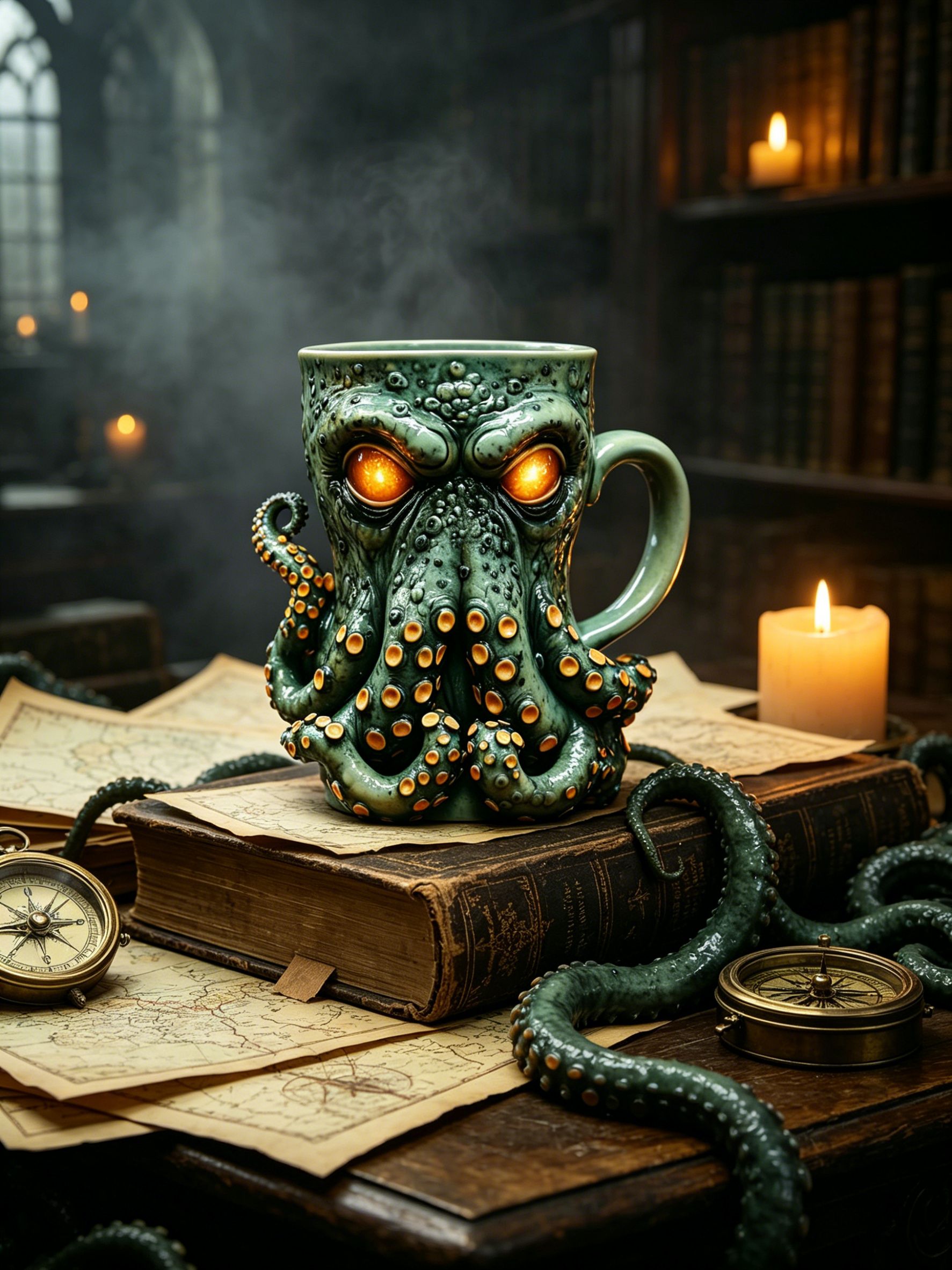 Cthulhu-Inspired Pirate Mug -- 🔥🔥Buy 2 Free Shipping