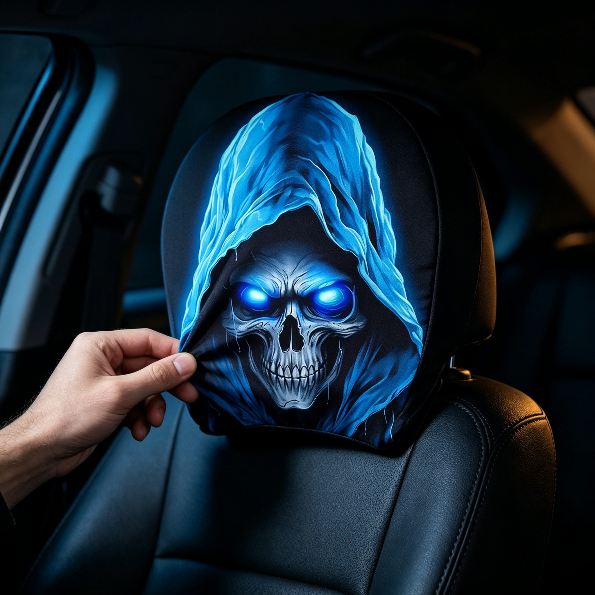 😆 Funny Cartoon Car Headrest Covers -- Free Shipping Over$39🔥🔥