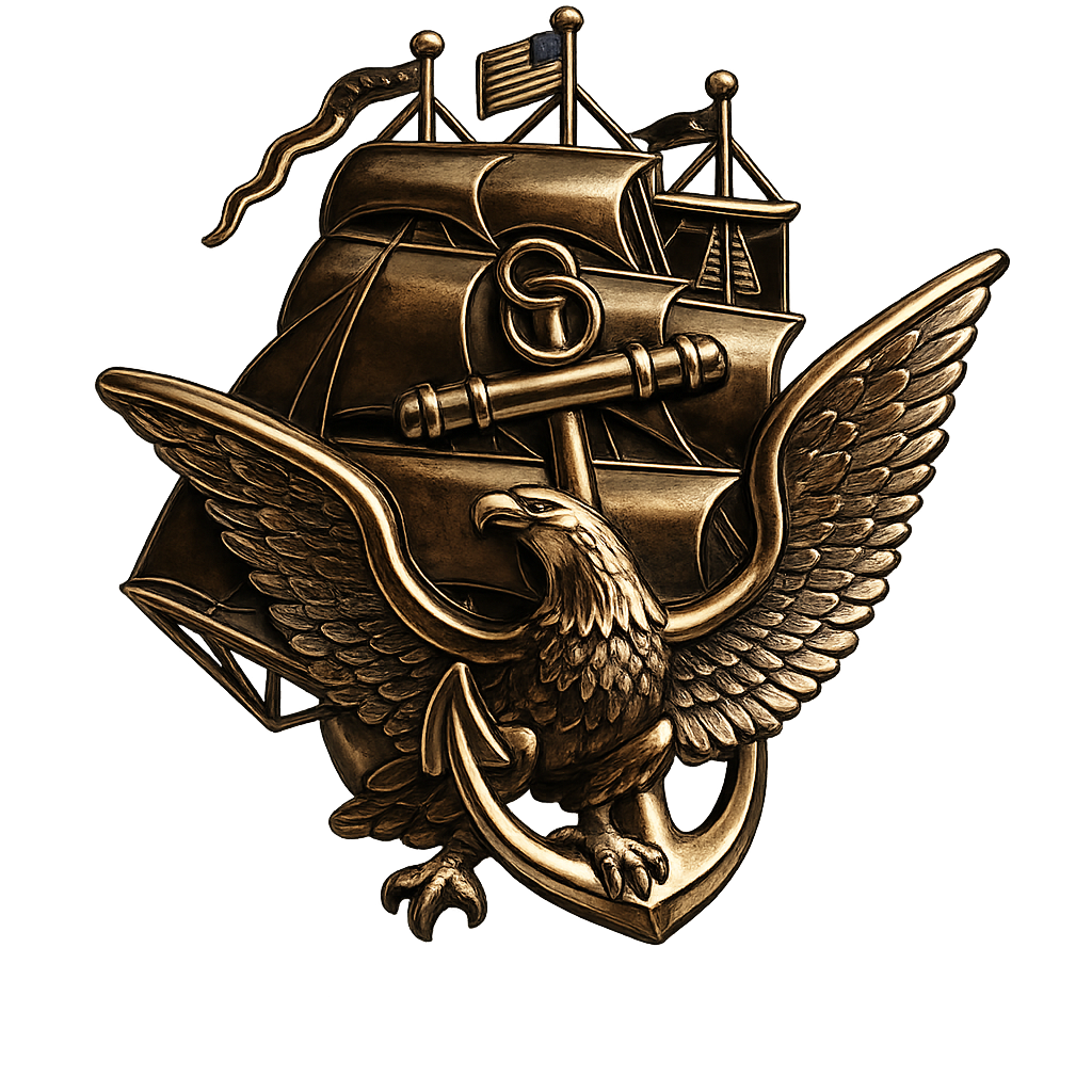 250th Anniversary U.S. NAVY Metal Car Emblem